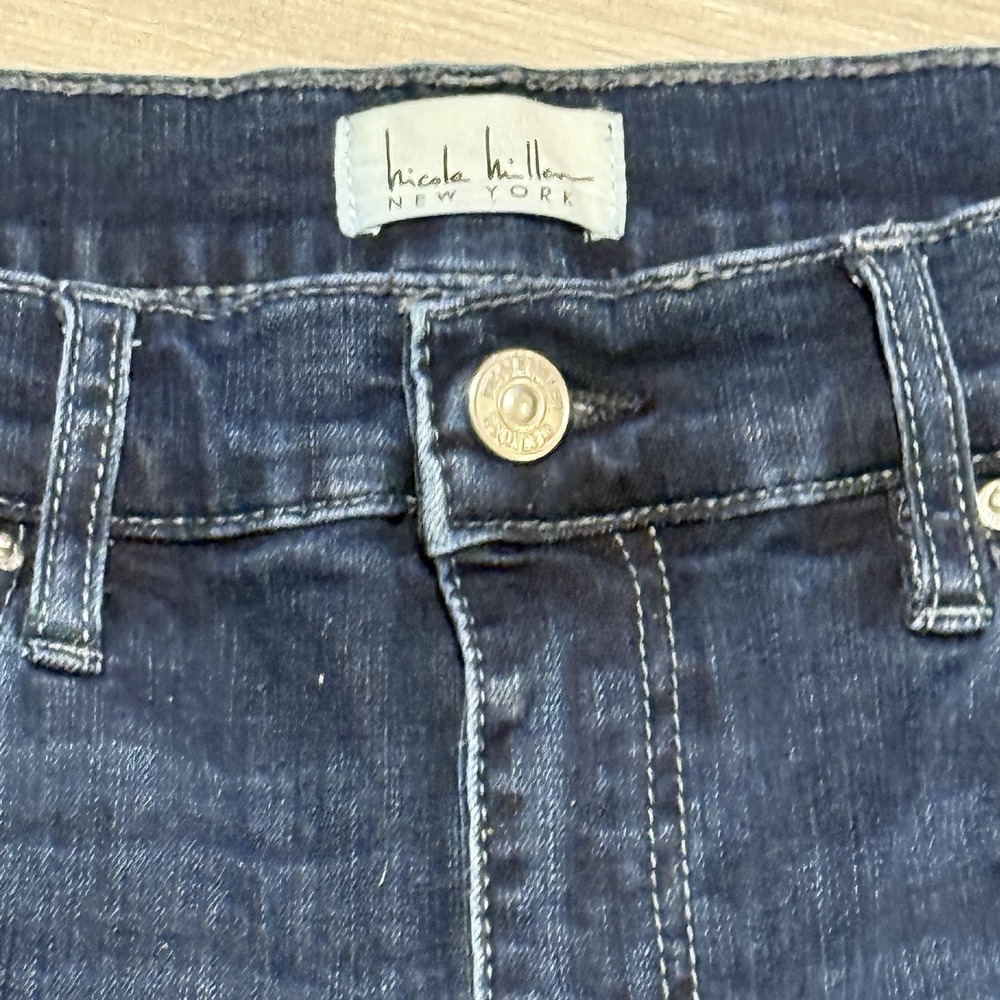 Nicole Miller Soho High Rise Ankle Slim Jeans Size 12 - Picture 5 of 10